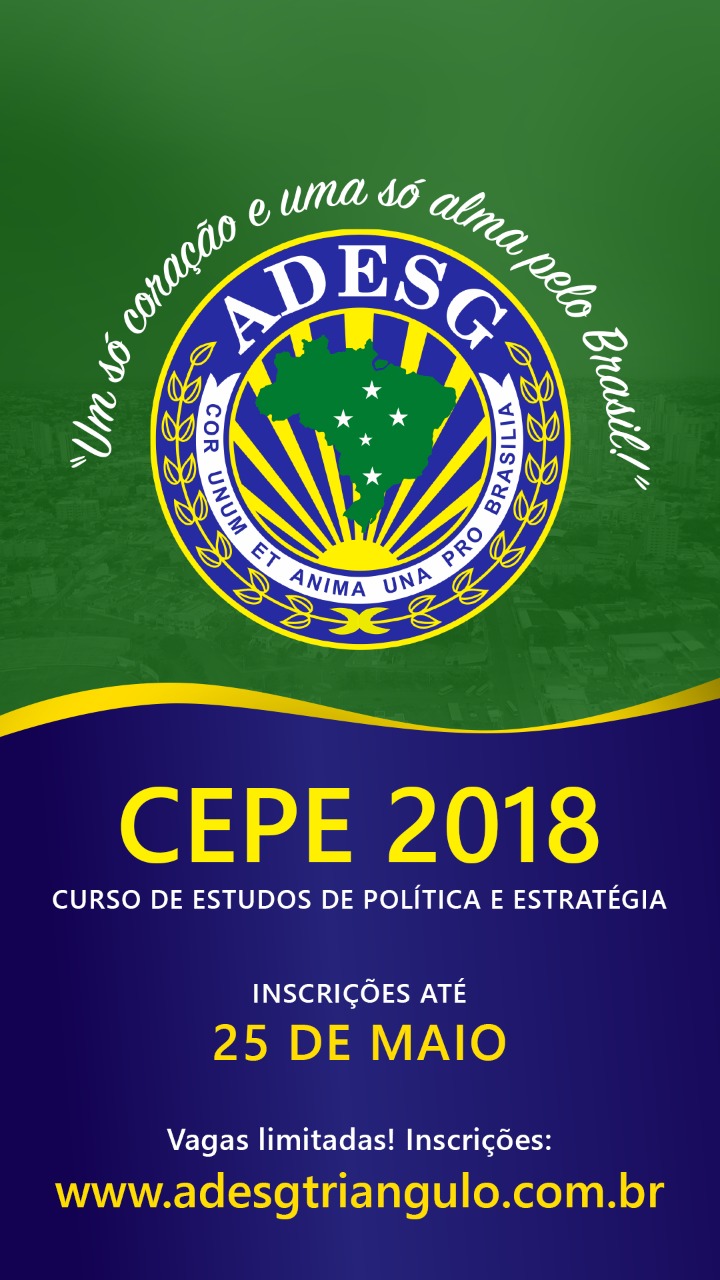 INSCRIÇÕES PARA CEPE 2018
